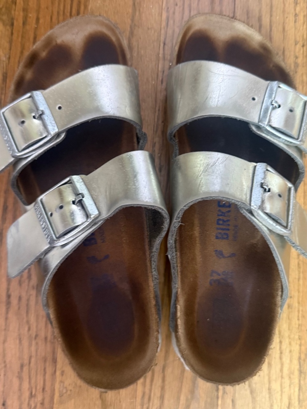 Birkenstock Silver Size 37
